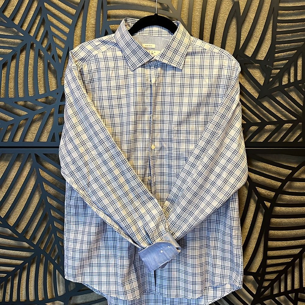 JOSEPH ABBOUD Non Iron Long Sleeve Dress Shirt